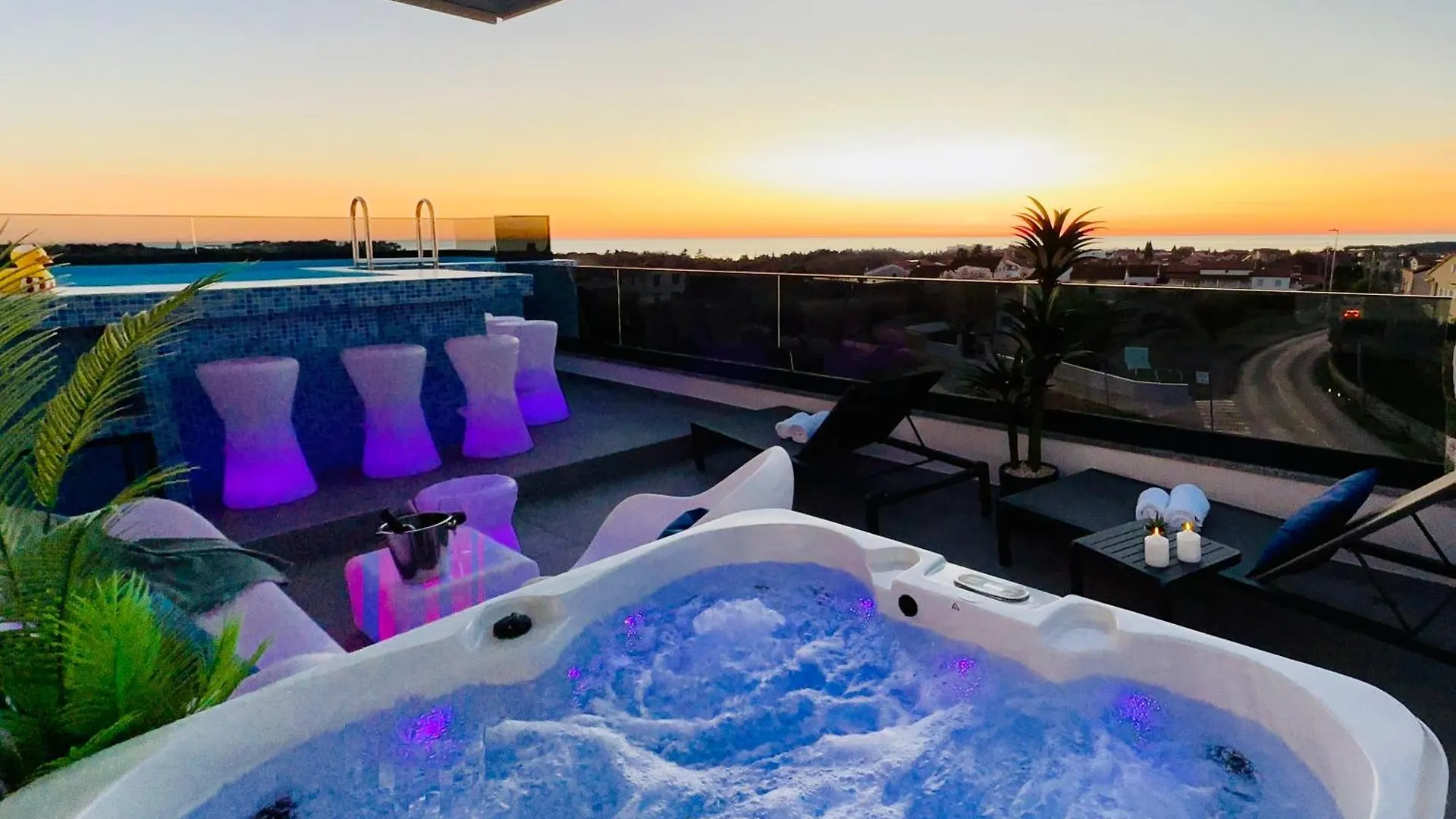 Apartment Ferienwohnung New Luxury Penthouse With Swimming Pool And Amazing Sea View! Poreč