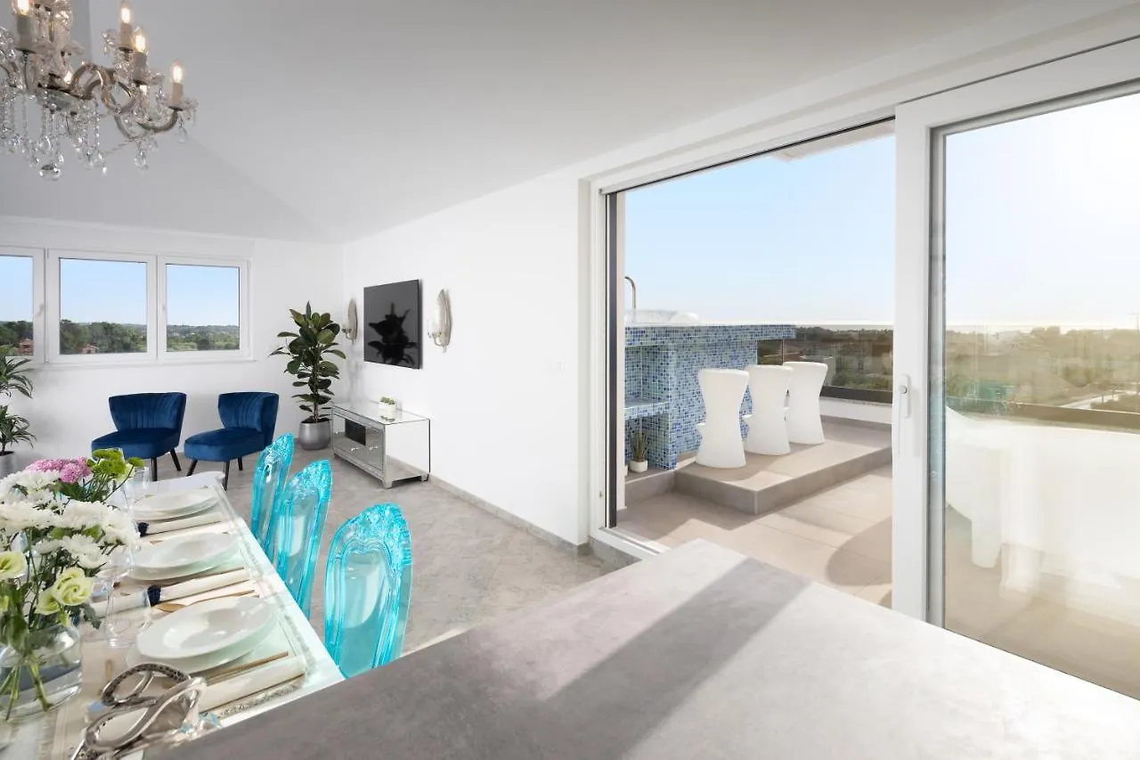 Appartamento New Luxury Penthouse With Swimming Pool And Amazing Sea View! Porec Croazia